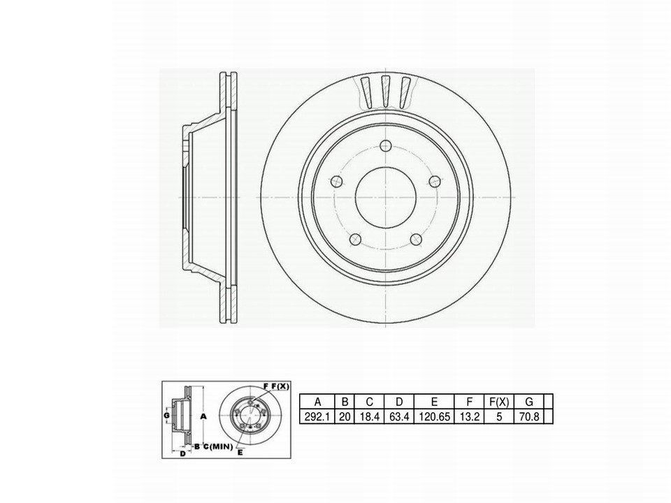 Winstop Brake Rotor, Front WS231899, Chevrolet Corvette 1987-1984