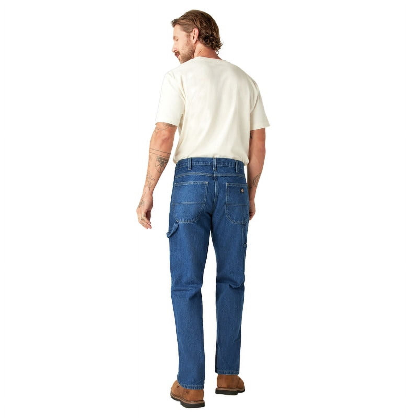 Dickies Men's Relaxed Fit Carpenter Jean in Durable Cotton