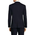 thumbnail image 4 of Mens Ticket Pocket Dk Navy Spandex Slim Fit Suit Nicoletti, 4 of 6