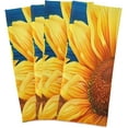 thumbnail image 2 of 6 Pack Sunflower Butterfly Kitchen Towels Highly Absorbent, Super Soft Dishcloths 18 x 28 Inches Reusable Quick Drying Tea Towels Set for Home,Kitchen Decor Wash cloth, 2 of 7