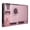 Clear Cherry Pink, variant on eXtremeRate Clear Black Console Back Plate DIY Replacement Housing Shell Case for Nintendo Switch Console with Kickstand – JoyCon Shell NOT Included