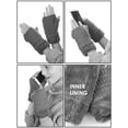 thumbnail image 2 of C.C Women's Warm Knit Fingerless Half Finger Fleece Lined Winter Gloves-Mustard, 2 of 2