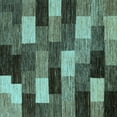 thumbnail image 1 of Ahgly Company Indoor Square Abstract Light Blue Modern Area Rugs, 8' Square, 1 of 4