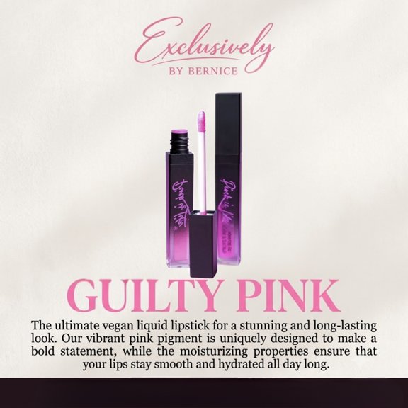 Pink is life Exclusively by Bernice Guilty Pink - (Vibrant Lavender tint)