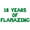 Green, variant on Letter Balloons - 18 YEARS OF FLAMAZING 16" Inch Alphabet Letters Foil Mylar Balloon 18th Birthday Party Banner (Green)