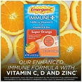 EmergenC Immune+ 1000mg Vitamin C Powder, Super Orange Flavor, 30 Count/1 Month Supply