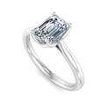 thumbnail image 4 of Meryn Jewel 1.9 Ct Emerald Cut Lab Created Diamond Ring - 14K White Gold Plated Engagement Ring for Women - Proposal Ring - A Cherished Keepsake for Special Moments - Wedding Jewelry for Women, 4 of 7