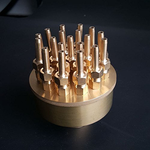 Fountain Nozzle Firework Fountain Nozzle Sprinkler Head Brass Water Spray Head Fan Shape Nozzle Accessaries Universial for Pond Pool Landscape