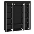 thumbnail image 7 of Ktaxon 69" Portable Clothes Closet Wardrobe with Non-Woven Fabric Black, 7 of 7