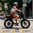 thumbnail image 3 of HOVSCO Gtrs Electric Bike for Adults, 20'' Fat Tire, 750W Motor 48V 15AH Tested to UL2849 Standard by SGS, Hydraulic Disc Brakes, 3 of 10