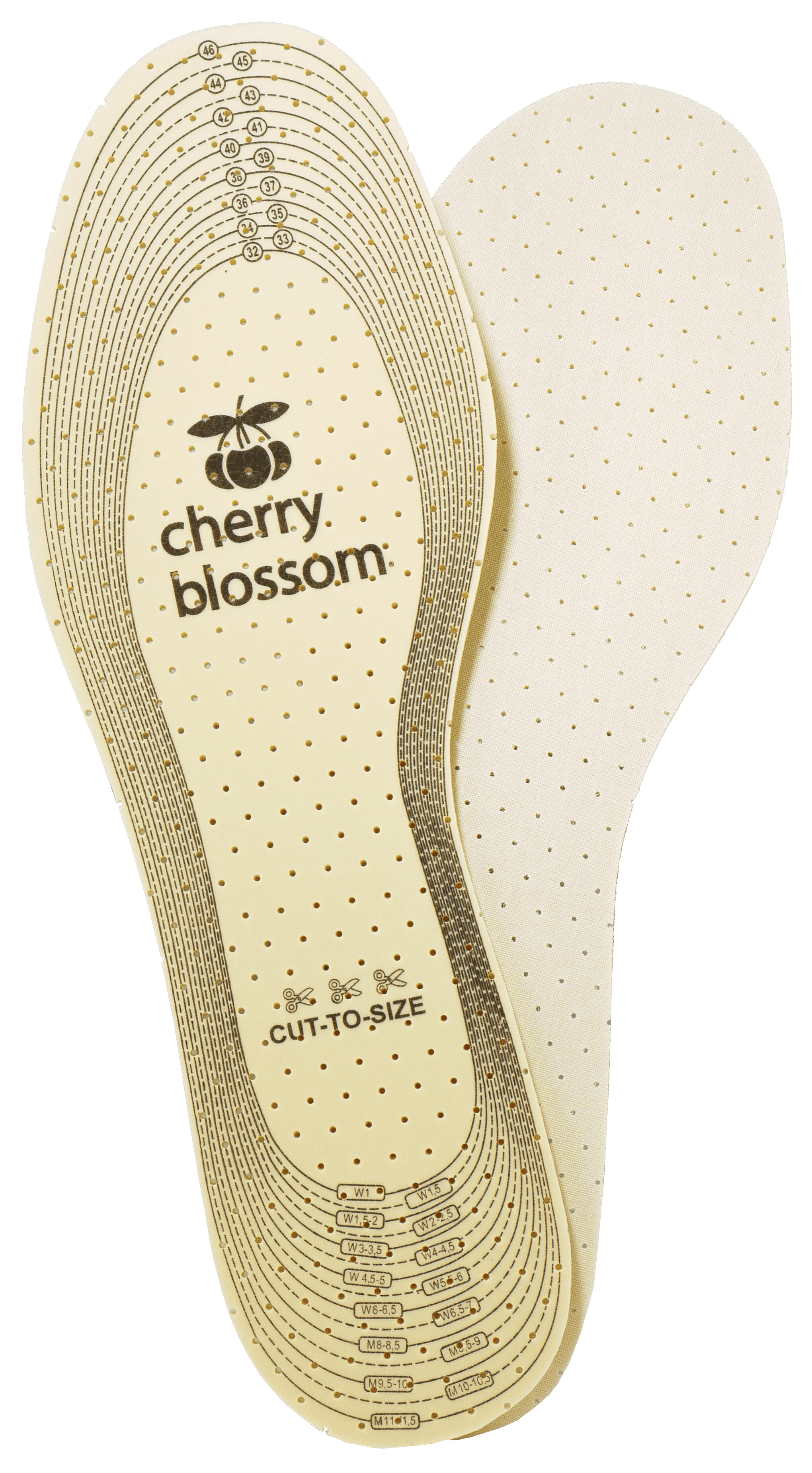 Cherry Blossom Premium Womens Gel Cushion Footbed Comfort Insole