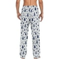 thumbnail image 2 of GZHJMY Christmas Tree Pajama Pants for Men, Lounge Pants Lightweight Men Pajama Bottoms with Drawstring Pockets, Christmas New Year Birthday Gifts, Small, 2 of 6