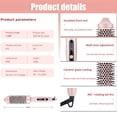 thumbnail image 6 of Thermal Brush, Blowout Boost 1.5 inch Heated Round Brush Creates Blowout Look, Mini Curling Brush for Shiny Hair, Adjustable Temperature, Curling Iron Brush Suit All Hair Type, Short to Long, Pink, 6 of 14