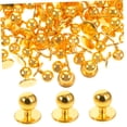thumbnail image 5 of OFFIGAM Clothes Buttons for Replacement Golden Plastic 100Pcs, 5 of 8