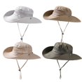 thumbnail image 4 of Chapeau de Soleil pour Femmes Chapeau de Randonnée d'Été Extérieur Casquette de Protection Pliable, 4 of 5