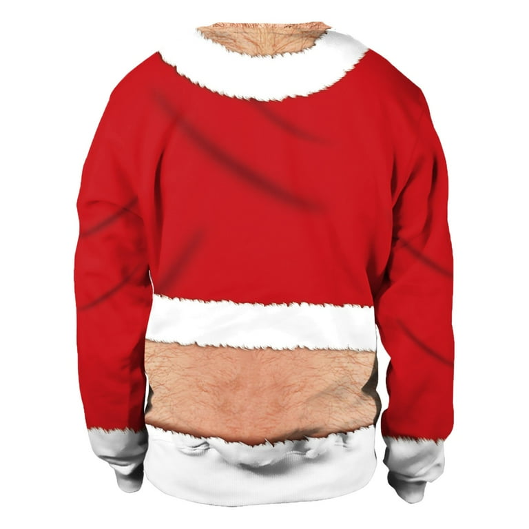 Mens and Womens Two Person Christmas Sweater 3D Printed Sweatshirt Couple Walmart