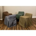 thumbnail image 3 of Leffler Home Willow Slipcover Vanity Chair in Brisbane Ocean, 3 of 3