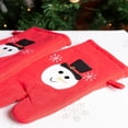 thumbnail image 2 of Holiday Dobby Oven Mitt (7"x12"), 2 of 4