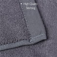 thumbnail image 4 of JML 2 Piece Bamboo Bath Towels(27"x55") Antibacterial and Hypoallergenic, Soft and Absorbent,Grey&Black, 4 of 5