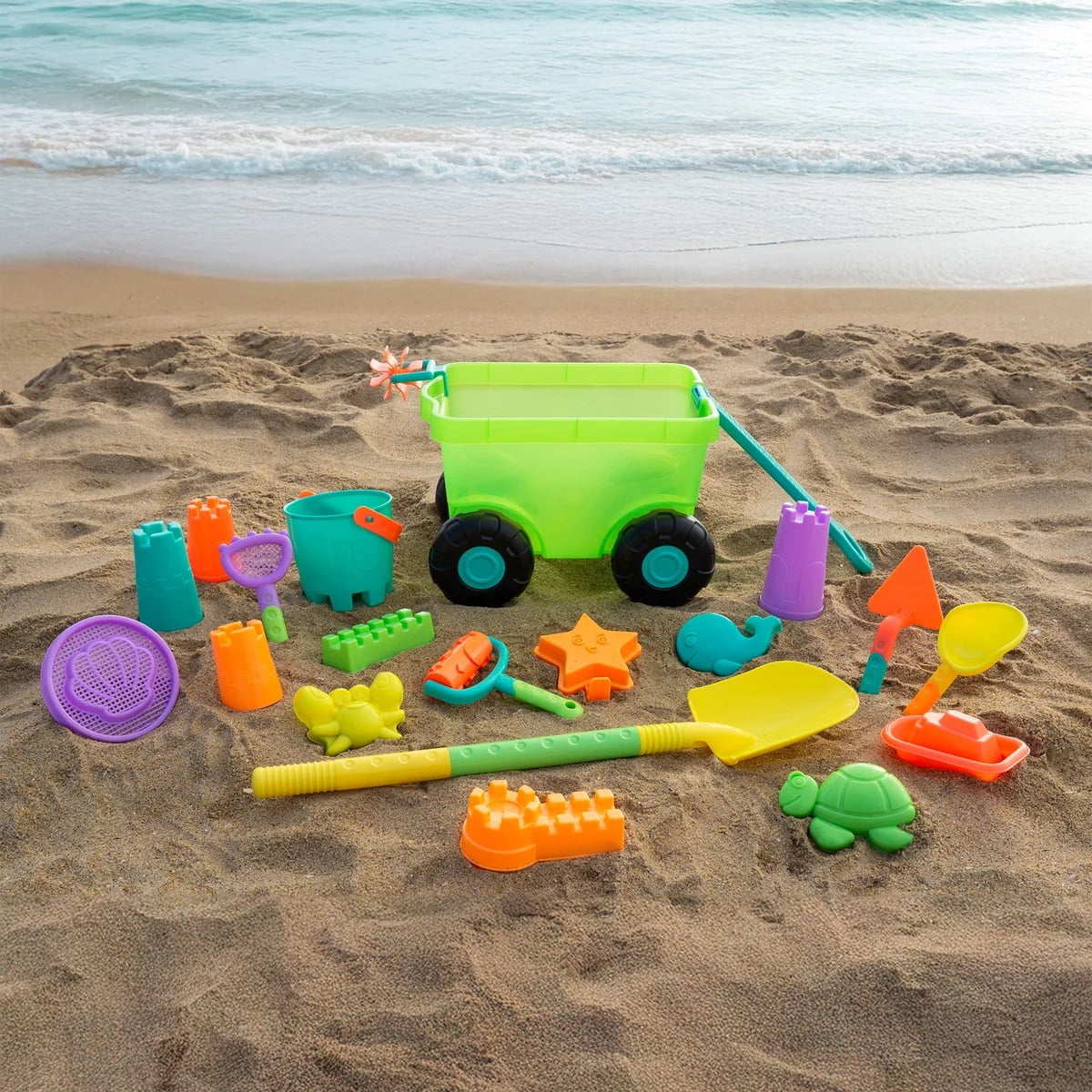 20 Piece Sand and Water Fun Wagon Playset