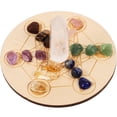 thumbnail image 4 of CHOK Crystal Gifts Metatrons Cube Crystal Grid Chakra Stone Set, 4 of 5