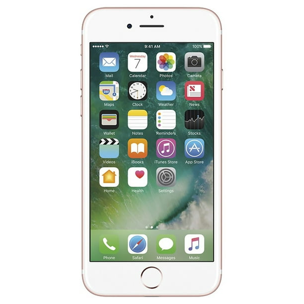 iPhone 7 128GB Rose Gold GSM Unlocked (AT&T + Grade B Refurbished - Walmart.com