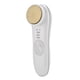 thumbnail image 2 of Dispositivo de rejuvenecimiento de limpieza facial eliminación de espinillas masajeador de vibración instrumento de belleza blanco + dorado, 2 of 8