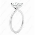 thumbnail image 2 of Cora Jewellery 3CT Hidden Halo Pear Moissanite Solitaire Engagement Ring For Women, 14K White Gold, 2 of 6