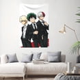 thumbnail image 5 of My Hero Academia Tapestry, Anime Wall Poster Art, Wall Tapestry For Bedroom Living Room Dorm Room, Wall Hanging For Festival Party Events Background Photography Backdrop, 60x40 Inch, 5 of 9