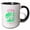 Black/White, variant on 3drose, Utah State, the Usa. the Beehive State. Established in 1896, Gift, 15oz Mug