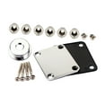 thumbnail image 3 of Colcolo Guitar Neck Plate Set Electric Guitar Hardware Set for Electric Guitars Bass Argent, 3 of 8
