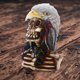 thumbnail image 3 of Estatua de decoración para hogar, resina artesanía cabeza estatuilla escultura Halloween decoración para hogar Accesorios Águila Macarena Estatua de resina de calavera, 3 of 7