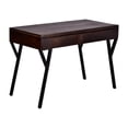 thumbnail image 2 of Spitiko Homes 2 Drawer console table walnut Wood & Metal  / 45.25x21.5x30, 2 of 5