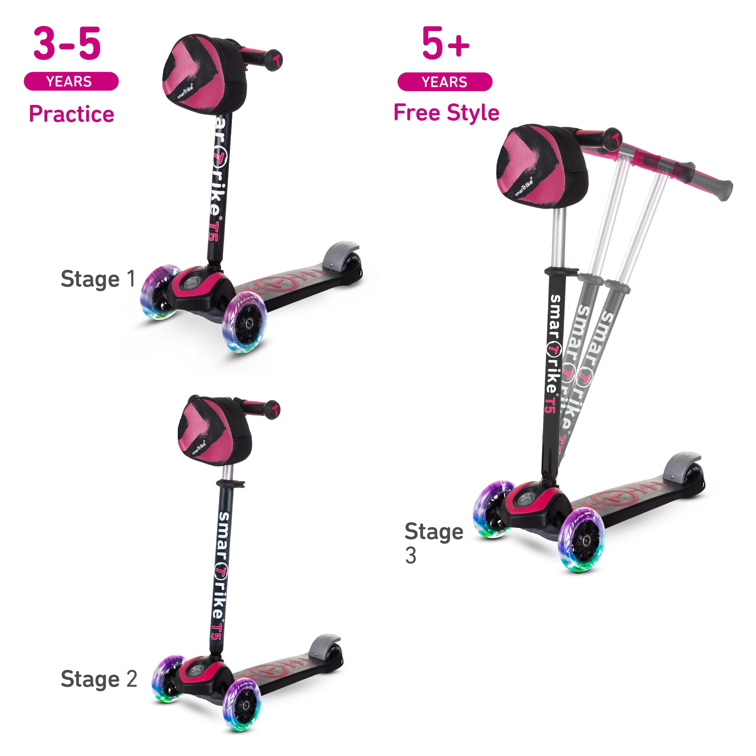 smart trike scooter t5