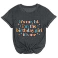 thumbnail image 4 of sunshuilll Printed Crew Neck Short Sleeve Casual T-Shirts, Women's, 4 of 4