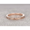 thumbnail image 6 of Infinity Eternity Wedding Ring Antique Art Deco Design Anniversary Ring Bridal Ring in Silver and 18k Rose Gold Plating, 6 of 9