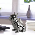thumbnail image 5 of Estatua de perro Zulema Cerámica Verde Regalo de cumpleaños, 5 of 5