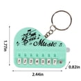thumbnail image 2 of YIMWNYI Mini Handheld Keyboard, Console, Keychain Pendant, Fun Musical Toy, Stress Relief Sensory Device, Portable Piano for All Ages, Ideal for Playing Games and Music, 2 of 8