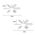 HomeCozy Ceiling Fans with Lights and Remote Dimmable FlickerFree Eye