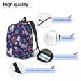 thumbnail image 5 of Custom Cheshire Cat Pattern Laptop Backpack Women Men Fashion Bookbag for School College Student Bag, 5 of 5