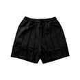 thumbnail image 5 of Afdoent Shorts For Women Solid Color Lightweight Shorts For Everyday Casual With Elastic Waist Summer Beach Vacation, 5 of 5