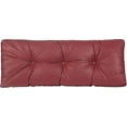thumbnail image 4 of The Gripper Non-Slip Tufted Bench Cushion for Indoor Furniture, Entryway Storage, Bay Window, Corner Nook or Piano Seat, 27 Inches, Flame, 4 of 6