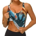 thumbnail image 3 of Hirioo Cute Koi Fish Serenity for Women's Sports Vest with Full-Print Design, Stretchy Fabric and Removable Pads-XX-Large, 3 of 8