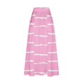 thumbnail image 4 of WXLWZYWL Women's Linen Maxi Skirt with Pockets - Floral Print Casual Elastic Waistband Flared Long Skirt 2024 Fall Fashion, 4 of 5