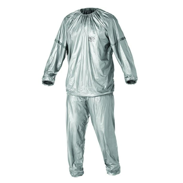 undefined | Athletic Works Sauna Suit - L/XL - Reflective Detailing on Sleeves, PVC, Promotes Weight Loss