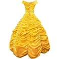 thumbnail image 5 of Adult Yellow Belle Dress, 5 of 7
