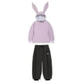 thumbnail image 4 of Perfectbot Women's Winter Ski Snowsuit Set - Windproof Rabbit Ear Hooded Jacket & Baggy Pants for Skiing, 4 of 4