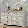thumbnail image 2 of Furniture of America Mayves Farmhouse 7-Drawer Dresser, Antique White, 2 of 6
