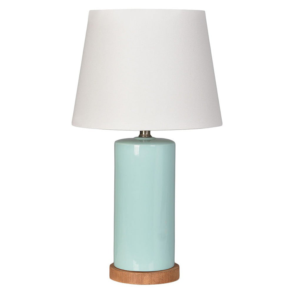 Pillowfort Sea Foam Green Glaze Ceramic, Pillowfort Table Lamp With Nightlight Base