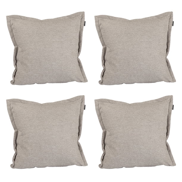 Cojin Decorativo Cuadrado Set de 4 Rivo Beige